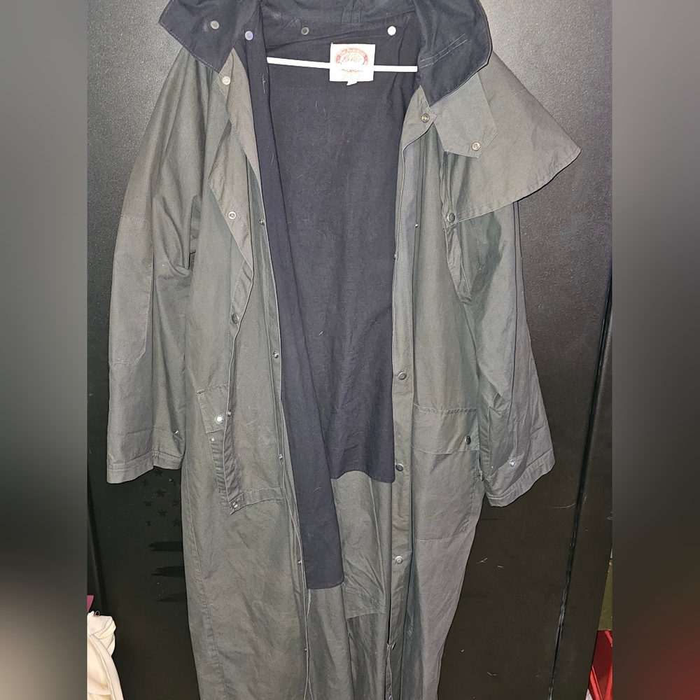 The australian outback collection cotton oilskin duster size xl